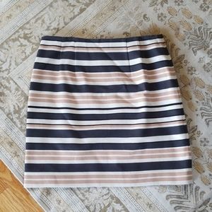 Loft striped skirt